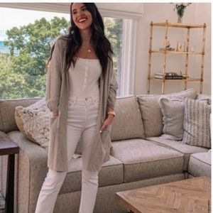 Anthropologie Donni ribbed cardigan L